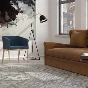 our GREY 1920 MIX PATTERN PORCELAIN R9 tiles, a perfect fusion of classic design and contemporary style.