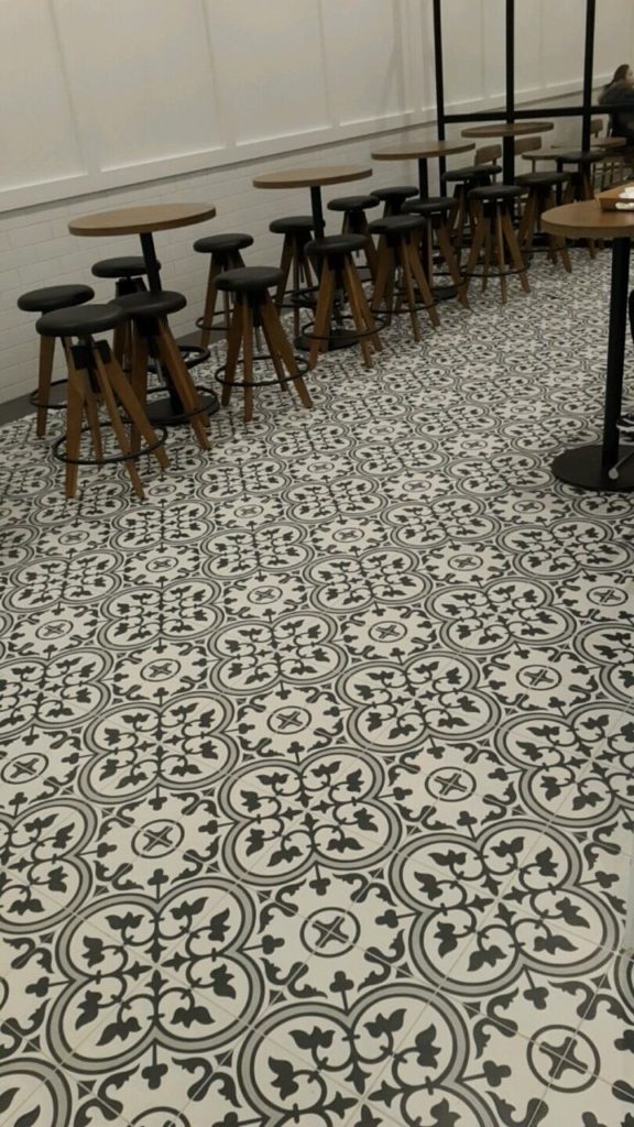 arte patterned floor tiles give your home in ireland a real elegant look