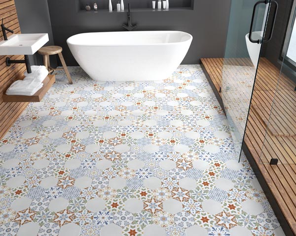 Ceramic City Wall And Floor Tiles Ireland, Patterned Bathroom Floor Tiles Ireland