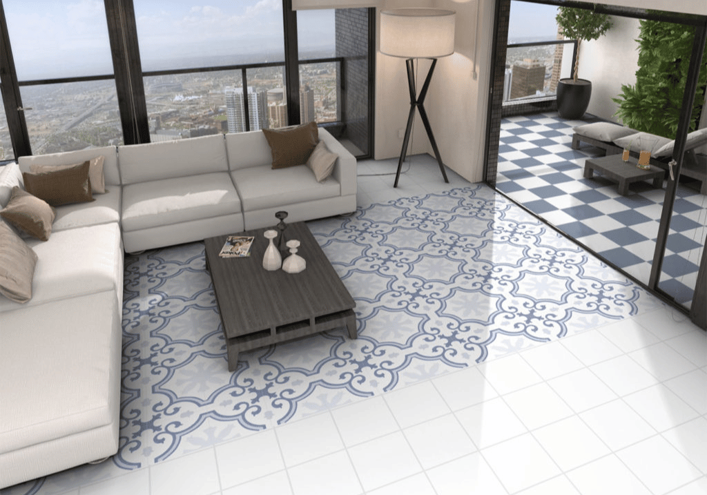 what are porcelain floor tiles