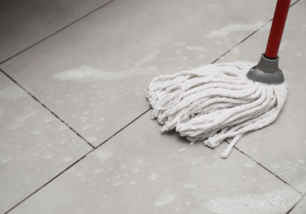 how to get scuff marks off porcelain tiles