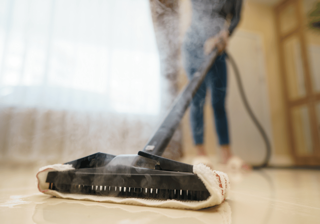 can you use a steam mop on porcelain tiles