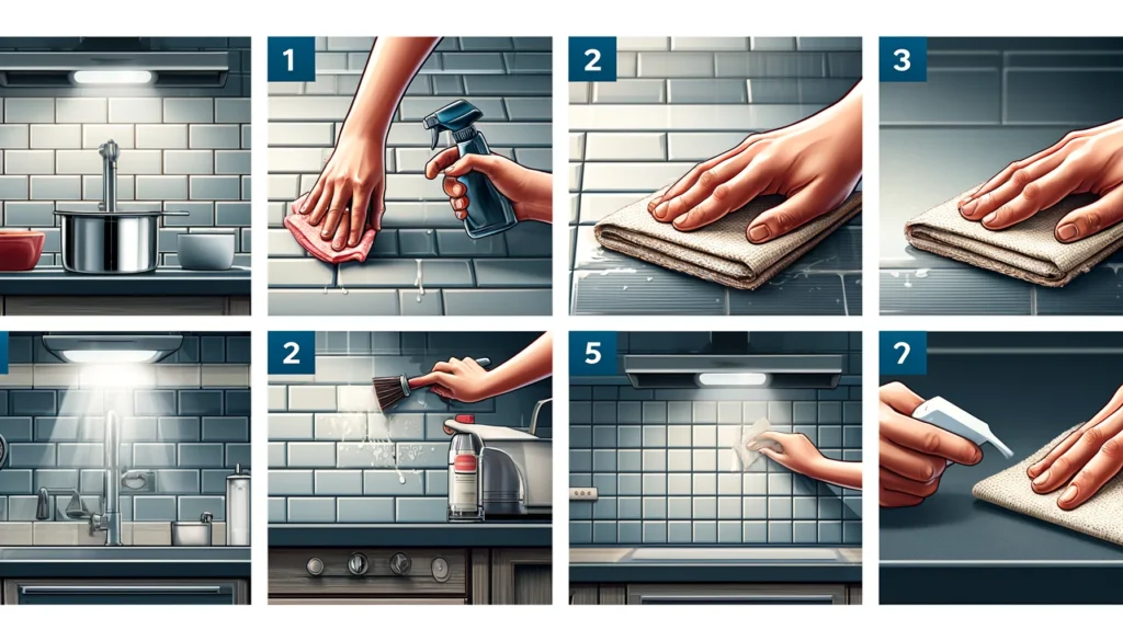 how to tile a kitchen splashback