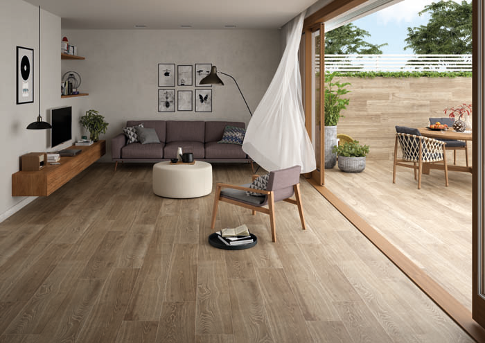 Arhus Wood look Porcelain 23.3 x 120cm